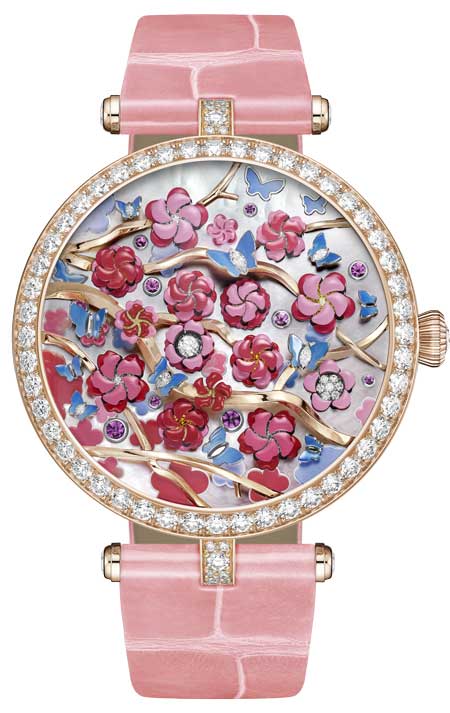 450 Lady Arpels Heures Florales Cerisier Uhr