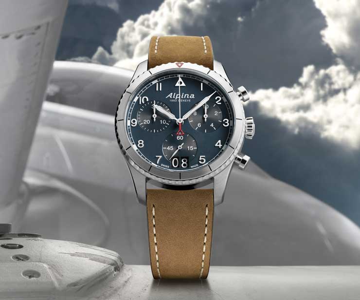 740.qblzb Startimer Pilot Quarz Big Date