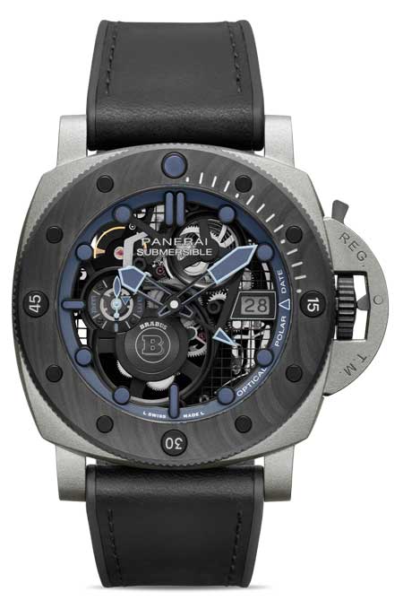 450.pam01241 Panerai Submersible S BRABUS Blue Shadow Edition