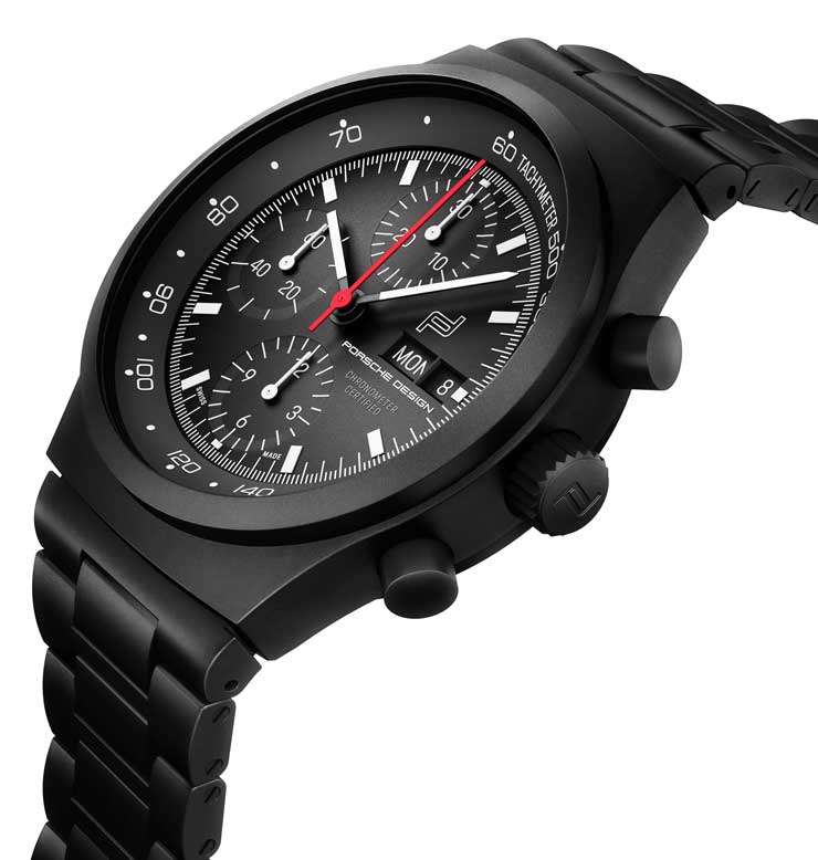 740.2 Porsche Design Chronograph 1 All Black Numbered Edition