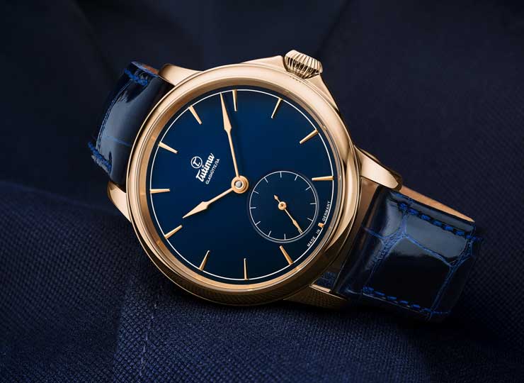 740.Tutima Patria mit 18 Karat-Roségold-Gehäuse