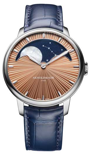 310. Arnold & Son Perpetual Moon 41.5 Platin