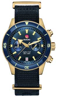 200.Rado Captain Cook Chronograph Bronzegehäuse
