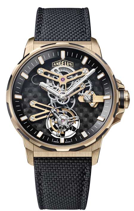 450 Angelus Gold & Carbon Flying Tourbillon