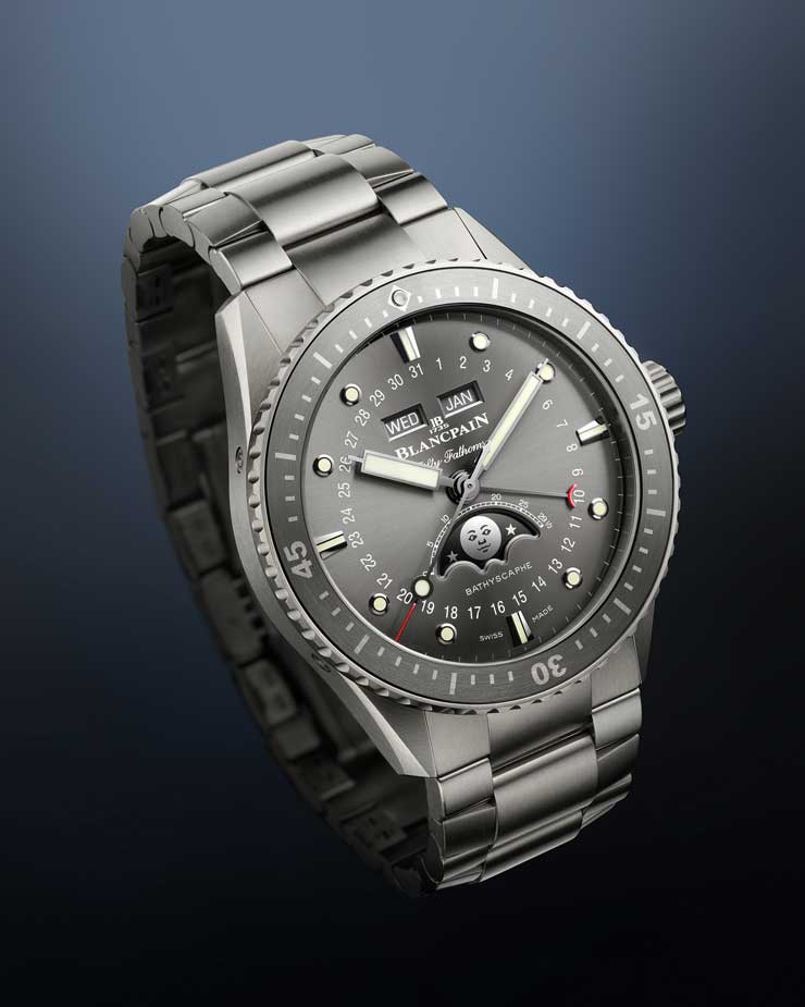 740.3 Fifty Fathoms Bathyscaphe Quantième Complet Titan