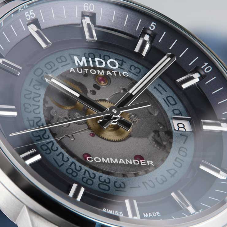 740.zbdet Mido Commander Gradient