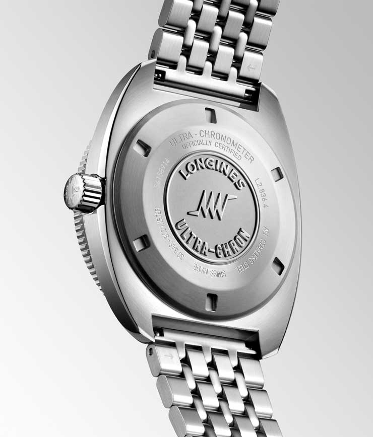 740.mbrs l2.836.4.52.6 Longines Ultra Chron, Metallband