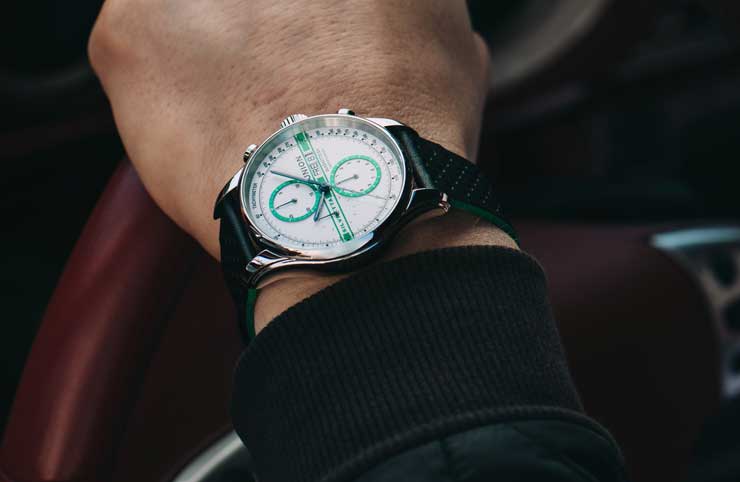 740.Union Glashütte Viro Chronograph Silvretta Classic