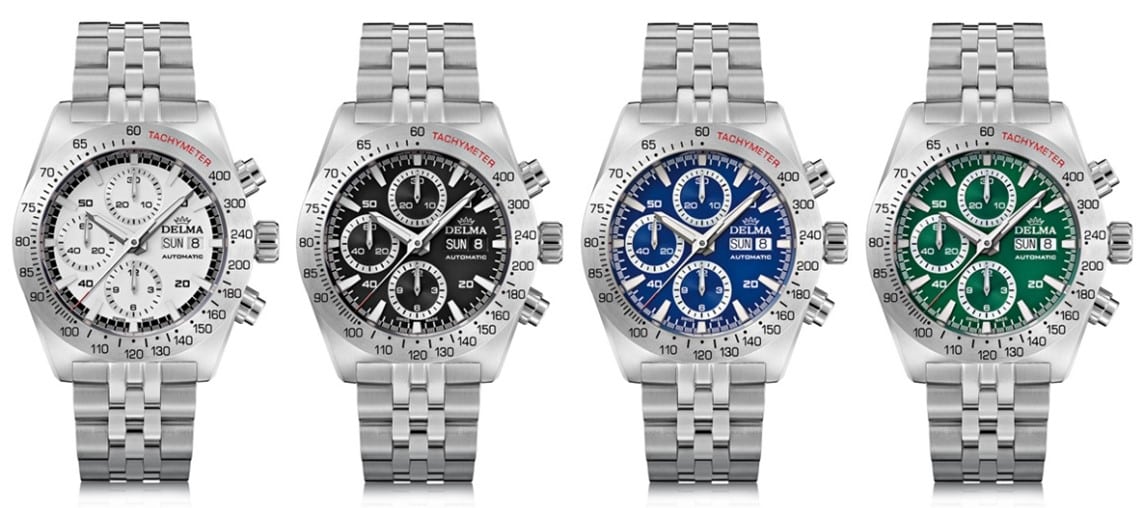 delma montego chronograph stahlband