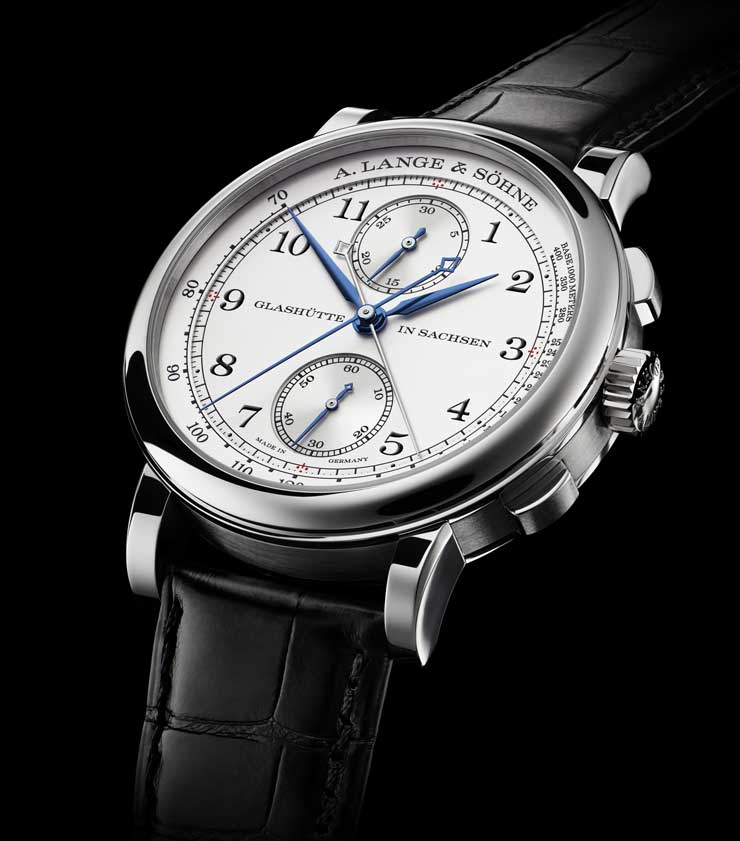 740.als 425 025 A.Lange & Söhne 1815 Rattrapante Platin