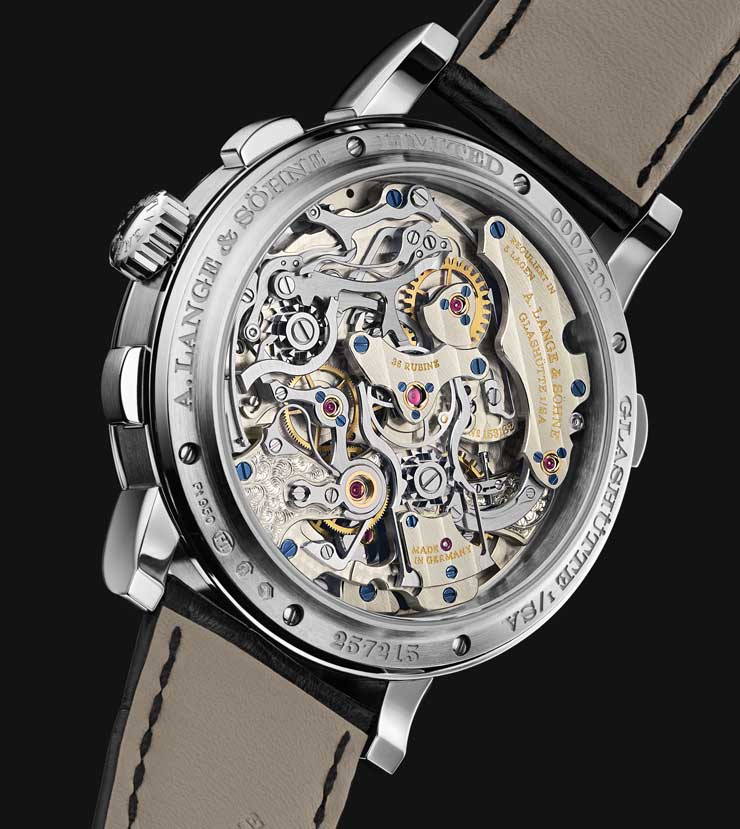 740rs A.Lange & Söhne 1815 Rattrapante Platin