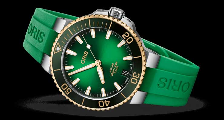 Oris Aquis DAte Cal 400 Bicolor