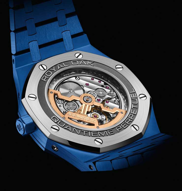 Royal Oak Ewiger Kalender 41 mm blaue Keramik
