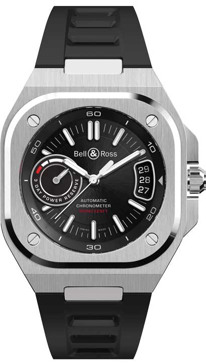 BR X5 Black Steel mit Kautschukband