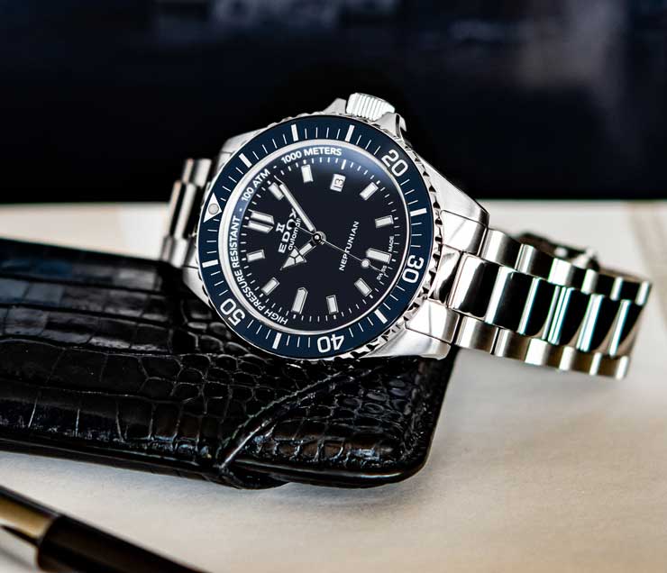 Edox Neptunian Date Automatik