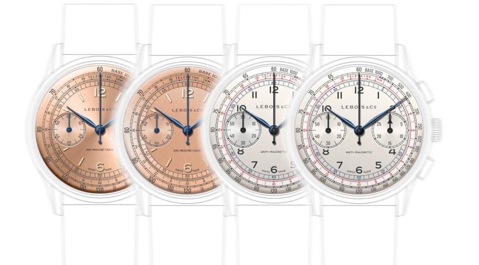Lebois & Co Heritage Chronograph Zifferblätter