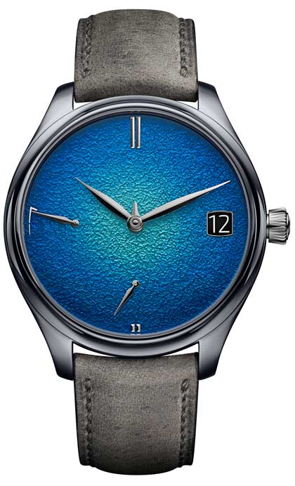 Perpetual Calendar Tantalum Blue Enamel