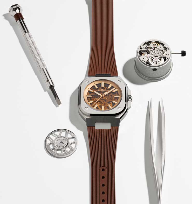 Bell & Ross BR 05 Skeleton Gold