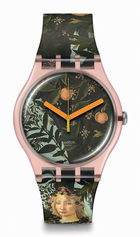 Allegoria della Primavera von Sandro Botticelli, Swatch Art Journey 2023