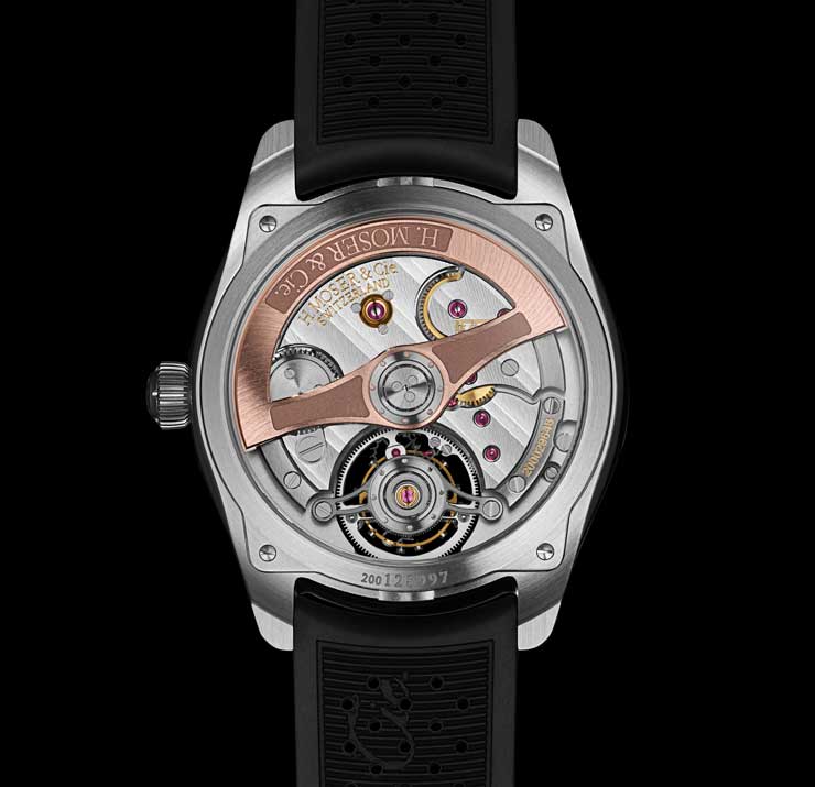 Pioneer Tourbillon Arctic Blue Rückseite