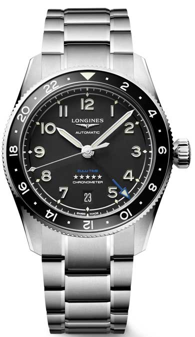 Longines Spirit Zulu Time 39 mm Ref. L3.802.4.53.6