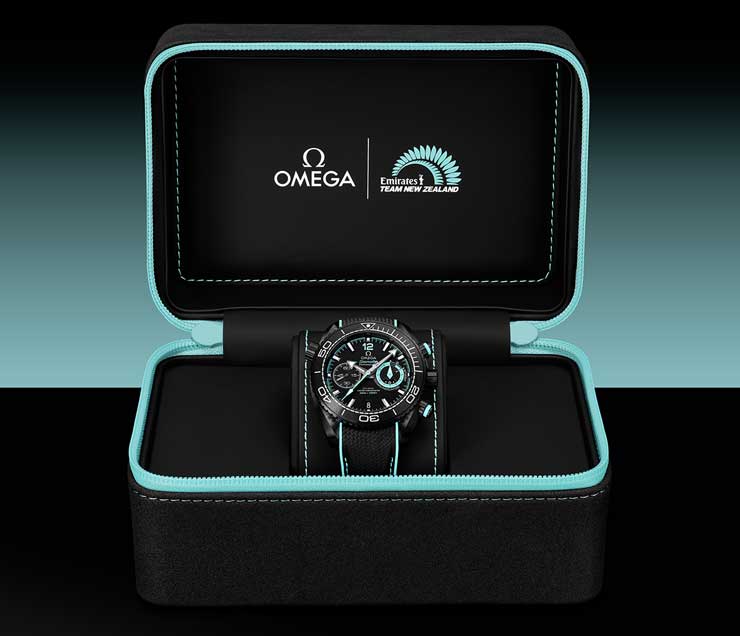 Seamaster Planet Ocean Deep Black ETNZ Edition