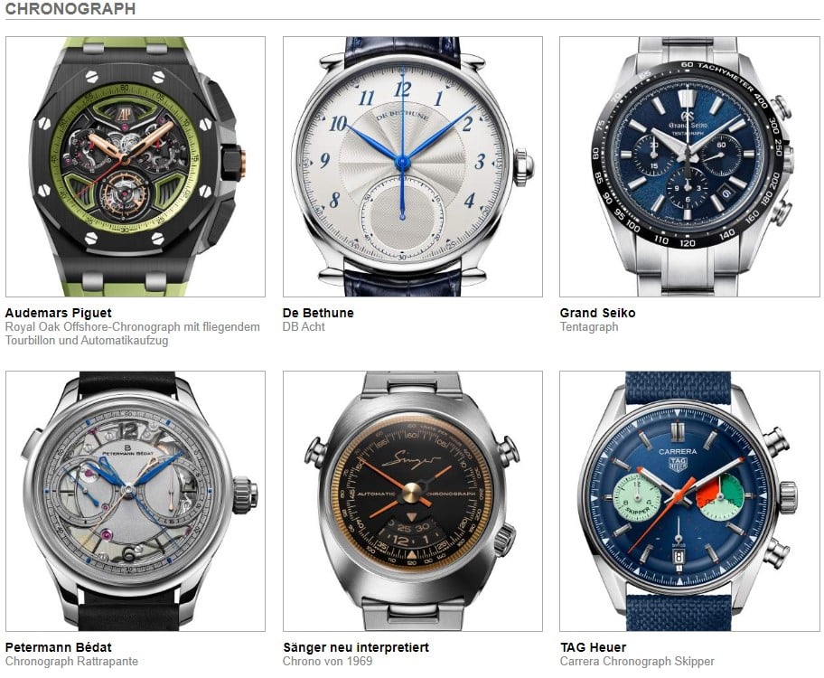 gphg 2023 category chronographen