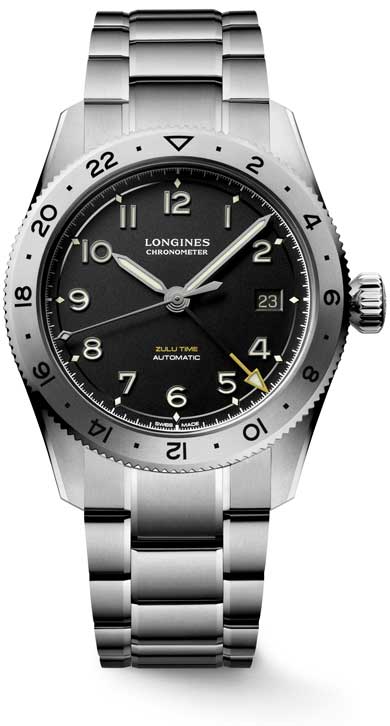 Longines Spirit Zulu Time Hodinkee in Titan