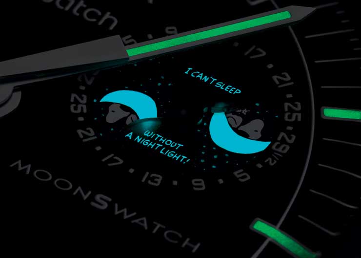 MoonSwatch Mission to the Moonphase New Moon