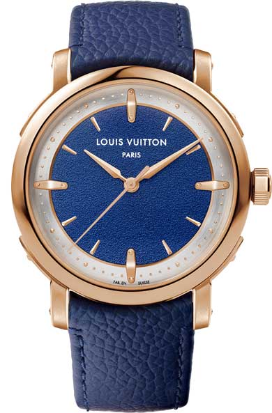 LOUIS VUITTON ESCALE - Roségold, blaues Zifferblatt (Ref. W3PG21)