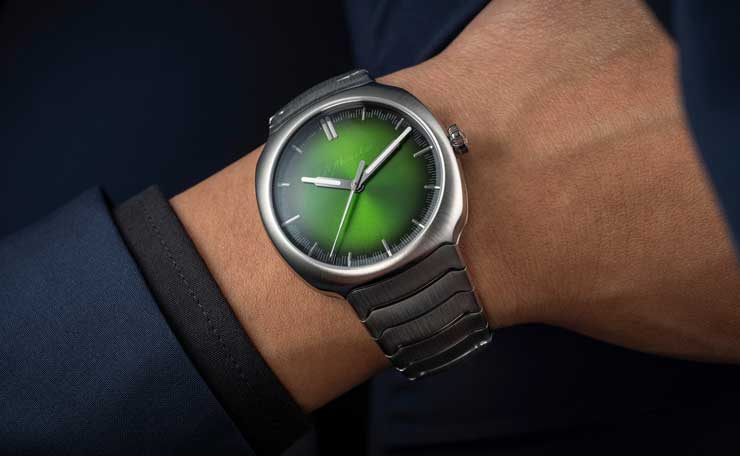Streamliner Centre Seconds Matrix Green 