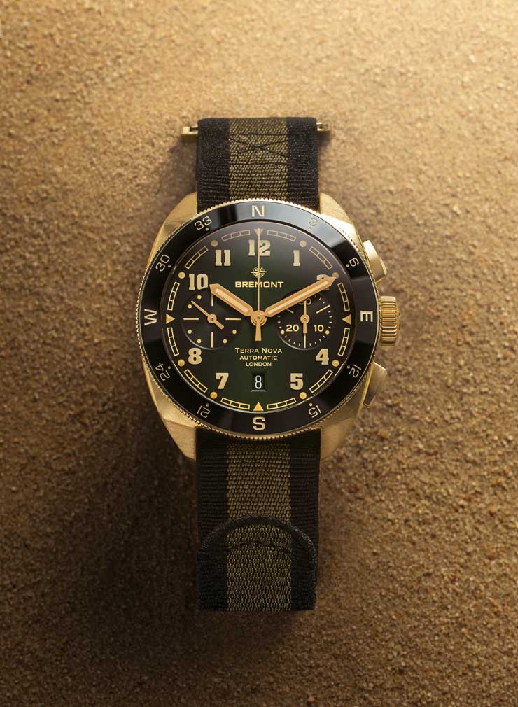 Terra Nova 42,5 mm Chronograph Bronze Green