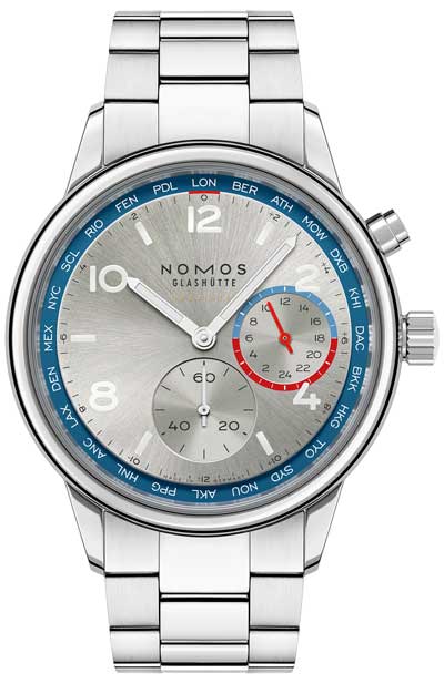 Club Sport neomatik Worldtimer Silber (Referenz 791)