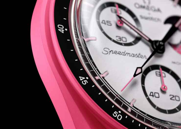 MoonSwatch Mission to the Pink Moonphase