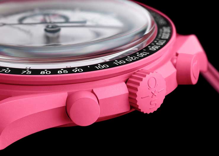 MoonSwatch Mission to the Pink Moonphase