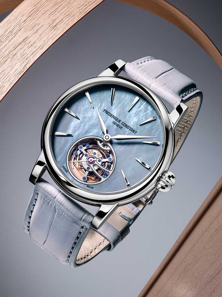 Frederique Constant Tourbillon Manufacture mit Perlmuttzifferblatt