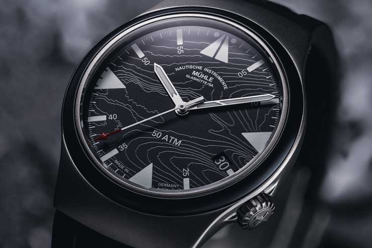 Mühle Glashütte S.A.R. Mission Timer 160 Jahre DGZRS