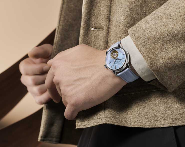 Frederique Constant Tourbillon Manufacture mit Perlmuttzifferblatt