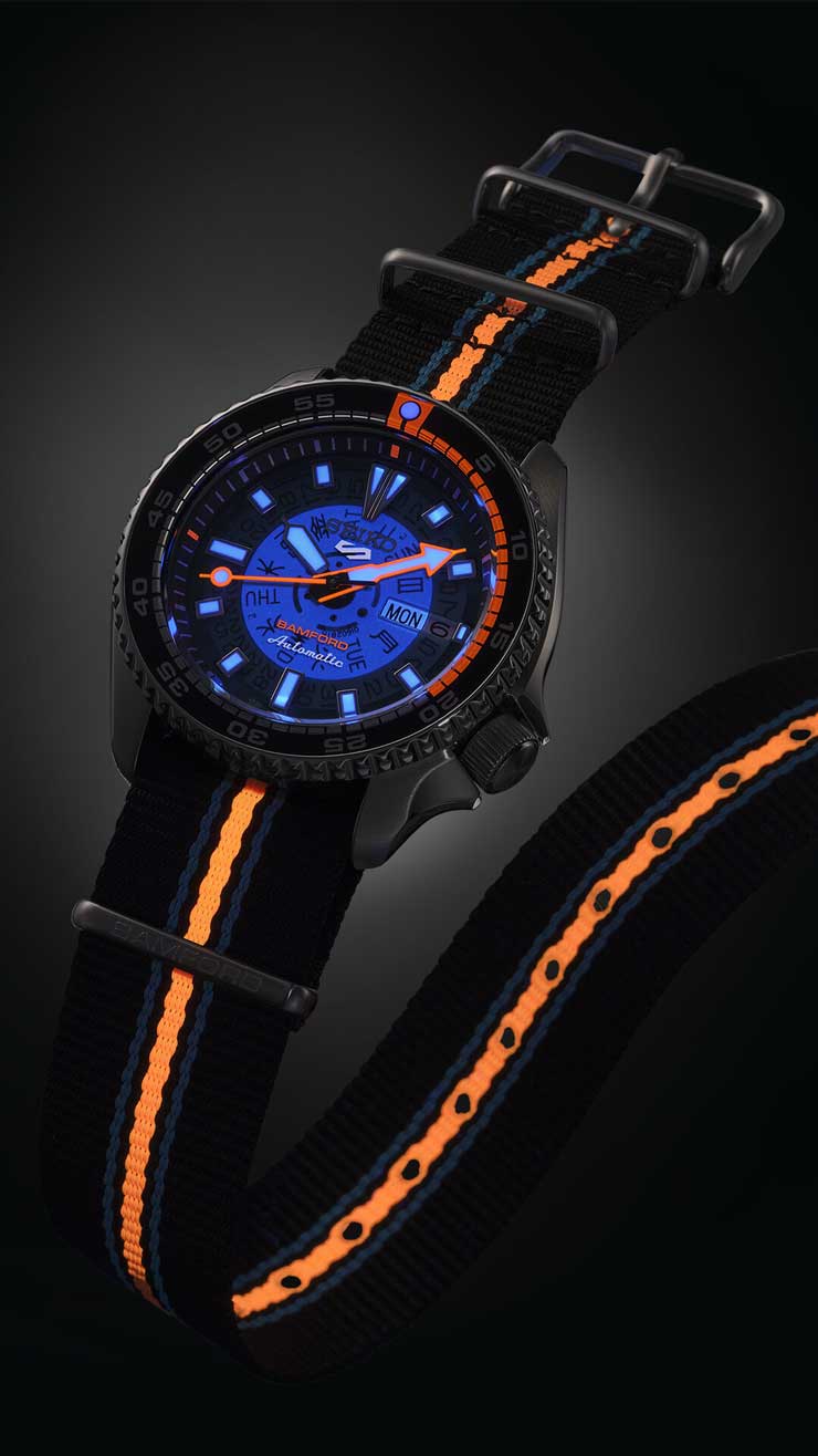 Seiko 5 Sports SKX Series Bamford Collaboration Limited Edition SRPL95