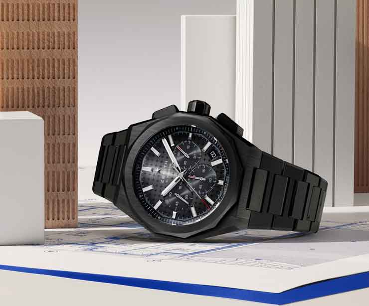 Zenith Defy Skyline Chronograph in schwarzer Keramik
