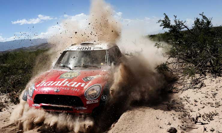 Stephan Schott bei der Abu Dhabi Desert Challenge MINI des X-raid Teams